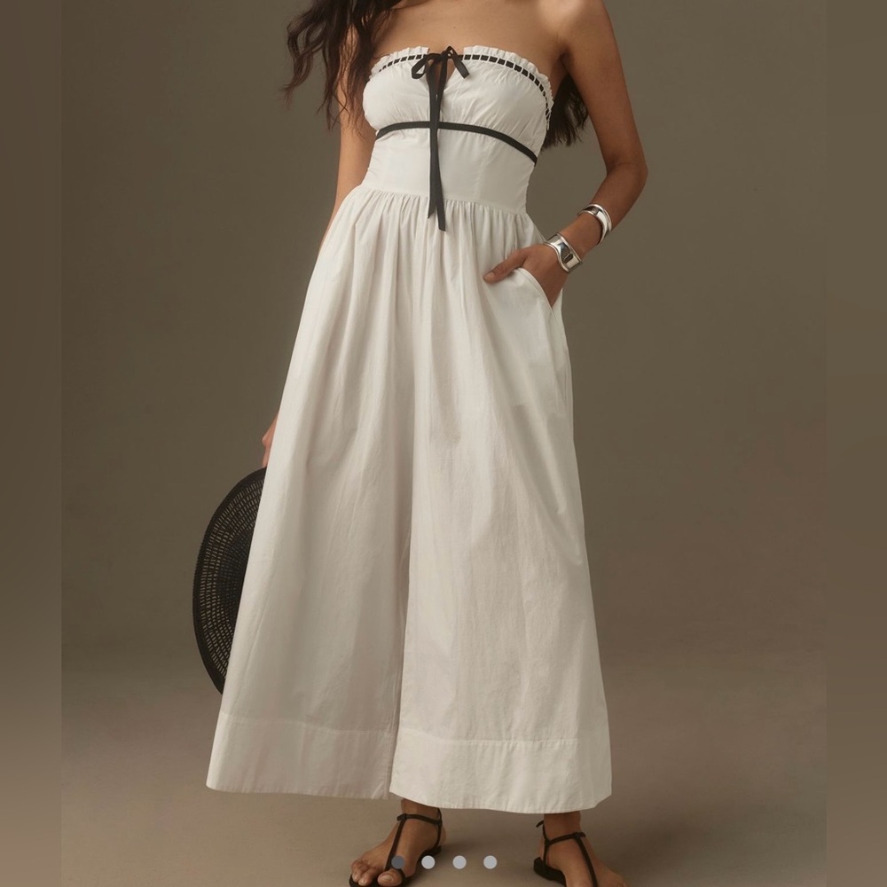 Maeve Bustier Strapless Jumpsuit